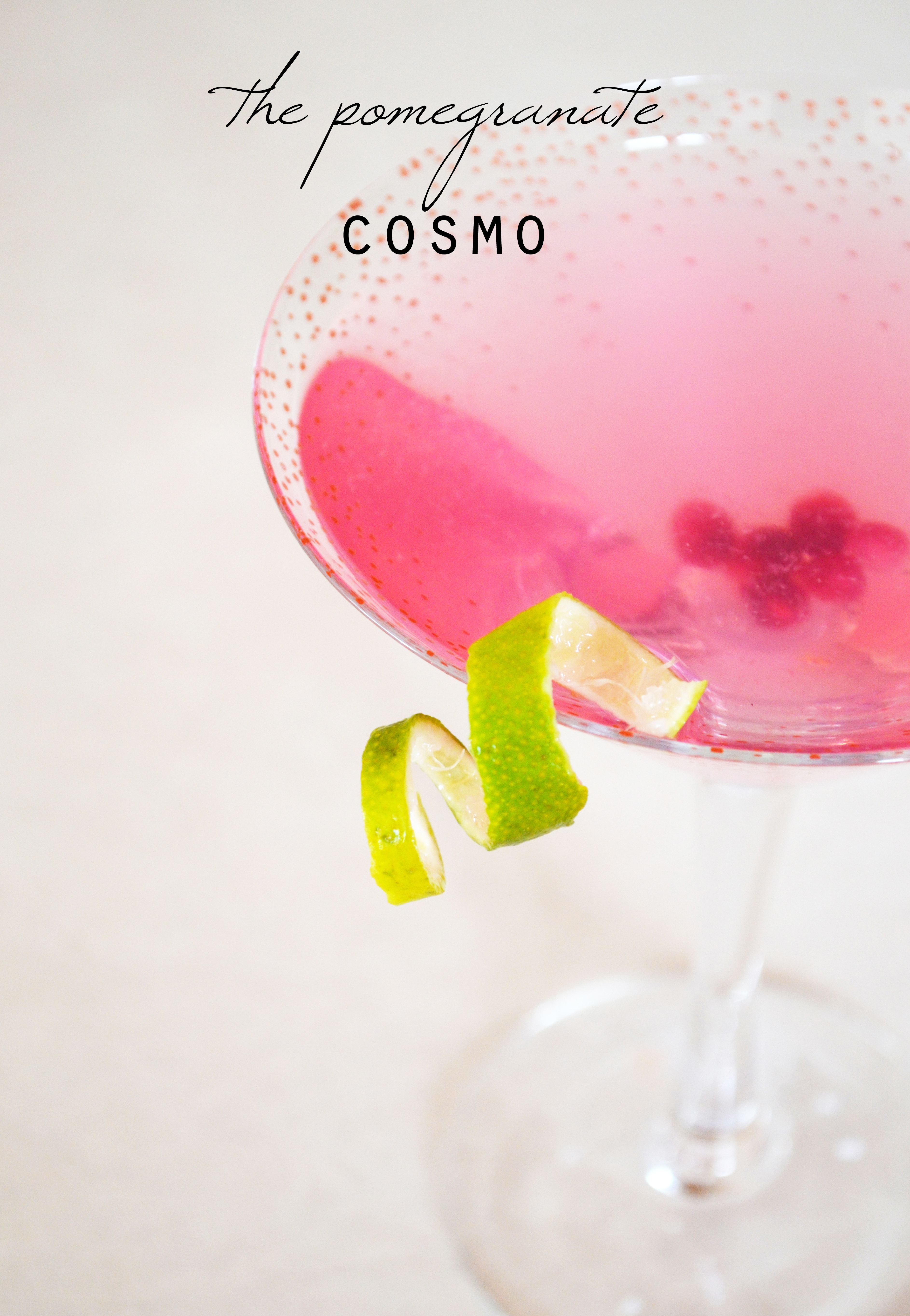 Shannon’s Pomegranate Cosmo