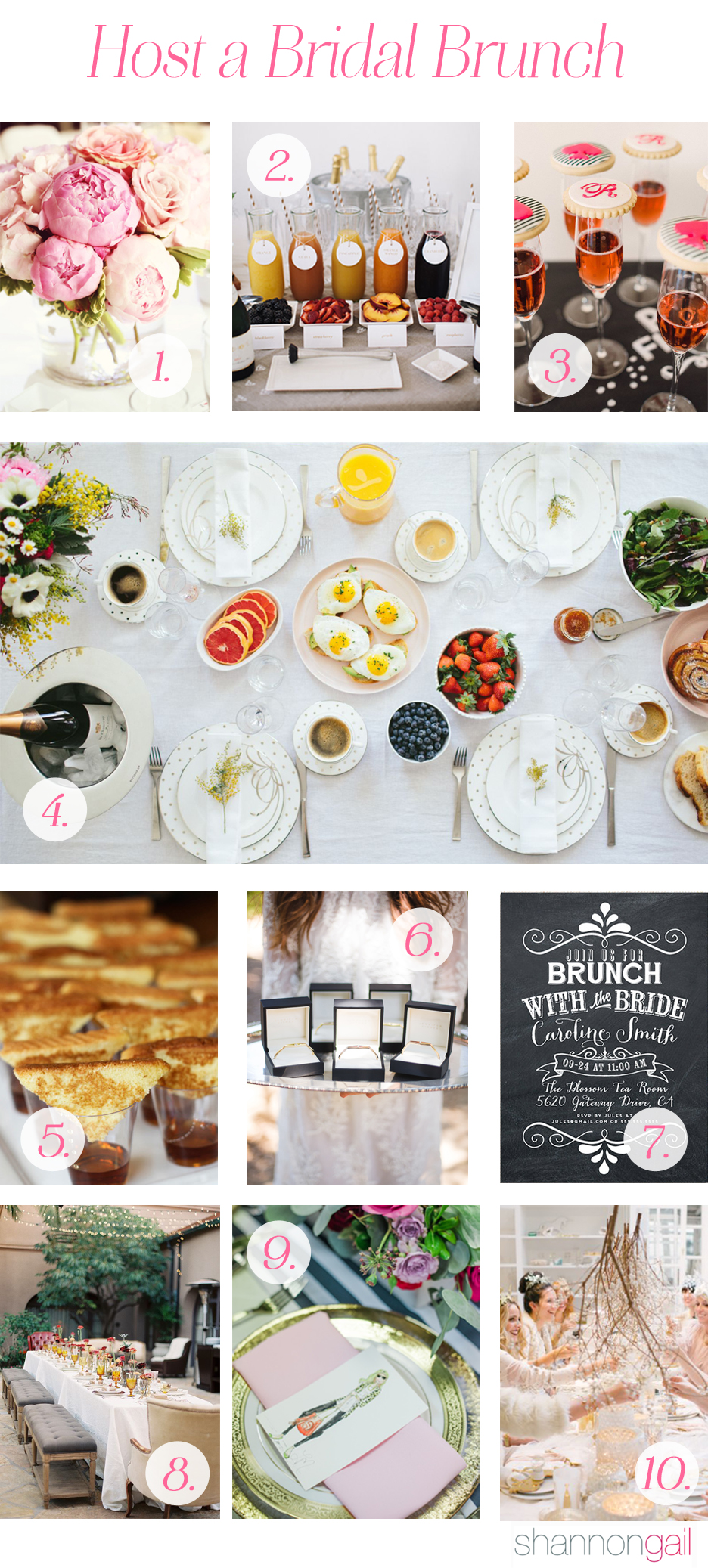 Host a Bridal Brunch