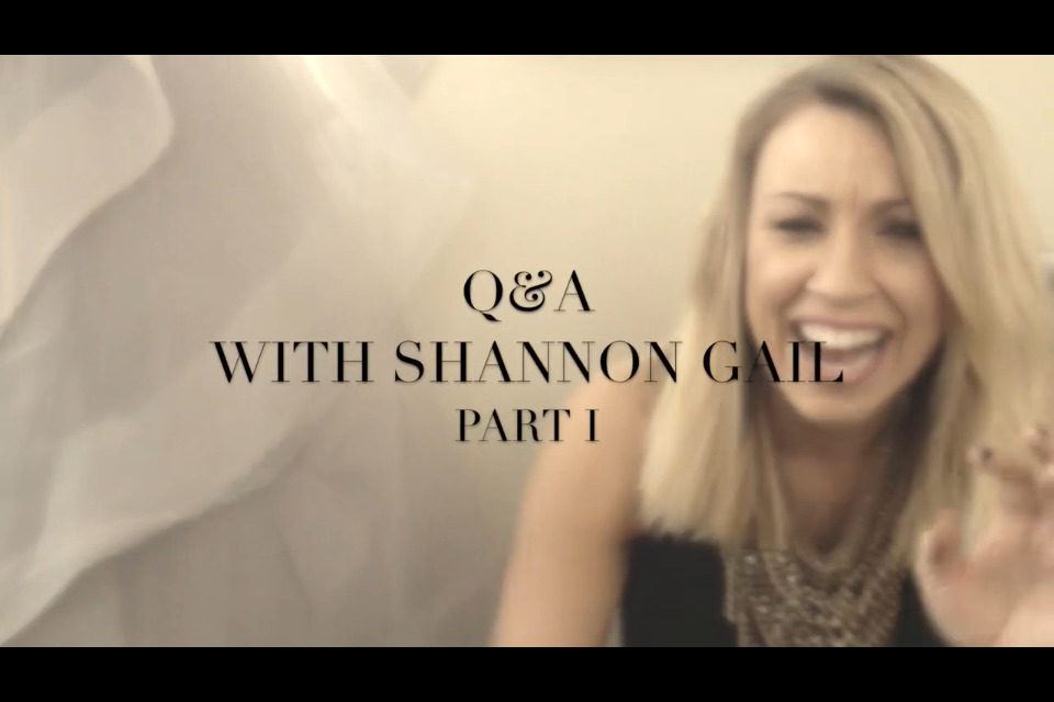 Q&A with Shannon Gail: Bloopers