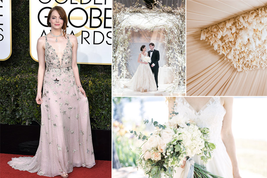 emma stone wedding dress