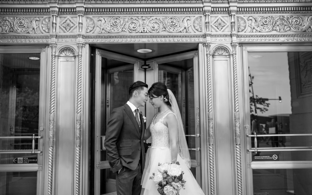 Real Wedding: Lydia & Ben at Adler Planetarium
